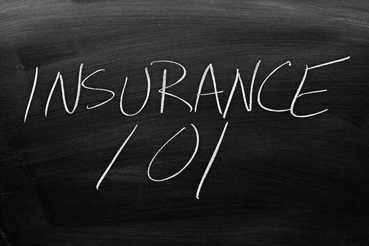 Insurance 101 Written on White Board