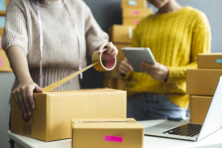 Two Shippers Packaging Boxes