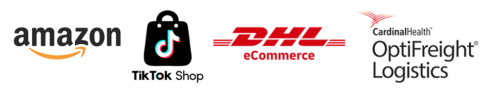 Trusted brands including Amazon, TikTok Shop, DHL eCommerce, Cardinal Health OptiFreight Logistics