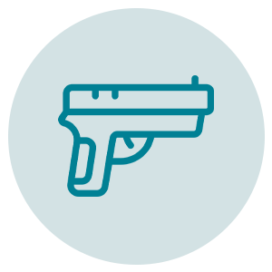 Firearms icon.