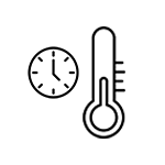 Icon: Temperature gauge.