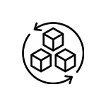 Icon: Packages in workflow.