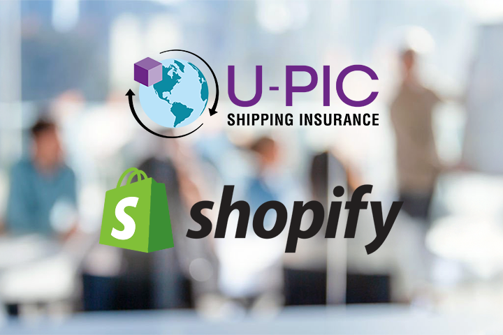 U-PIC and Shopify logos.