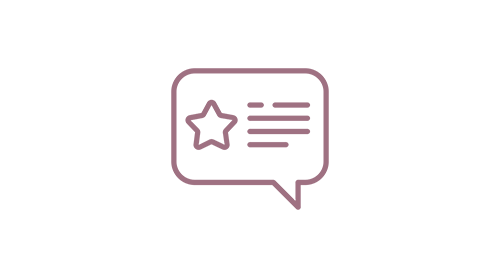 Image: Testimonial icon.