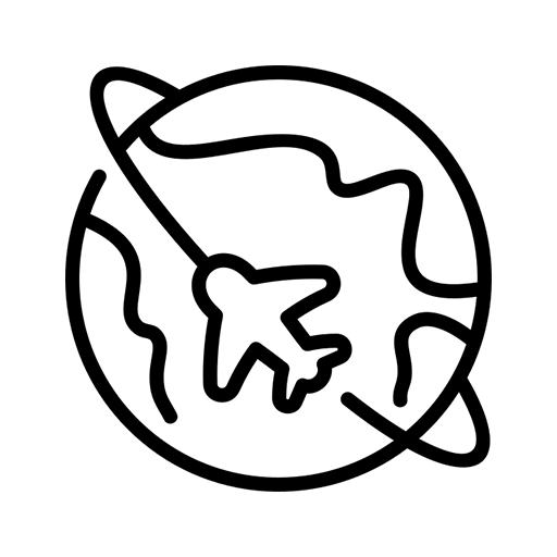 Globe icon.