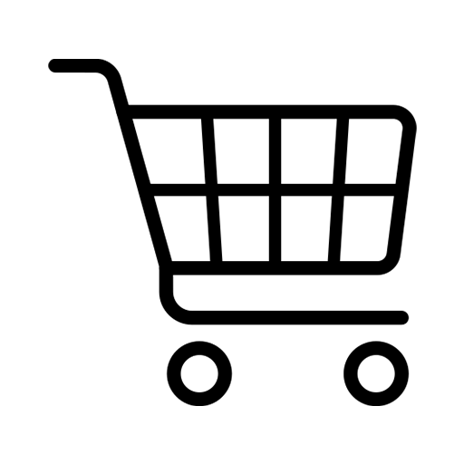 Shopping cart icon.